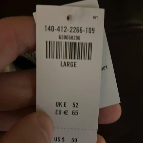 Abercrombie and Fitch Soft Collection Large Flannel NWT - Picture 6 of 6